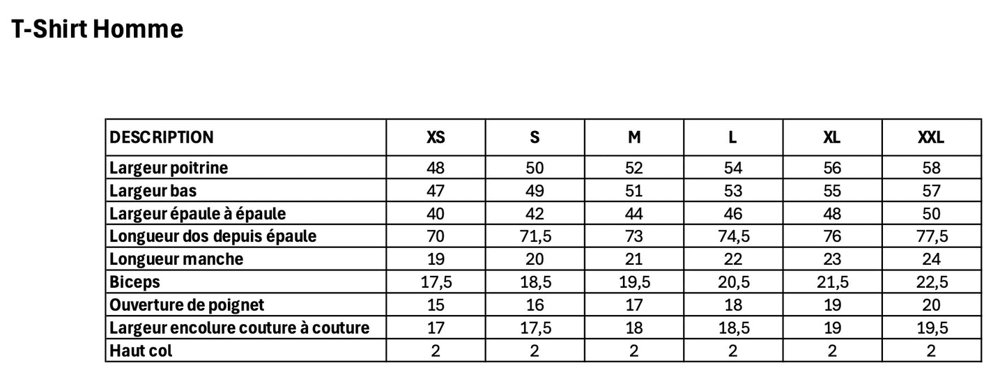 T-shirt Dynamique Homme