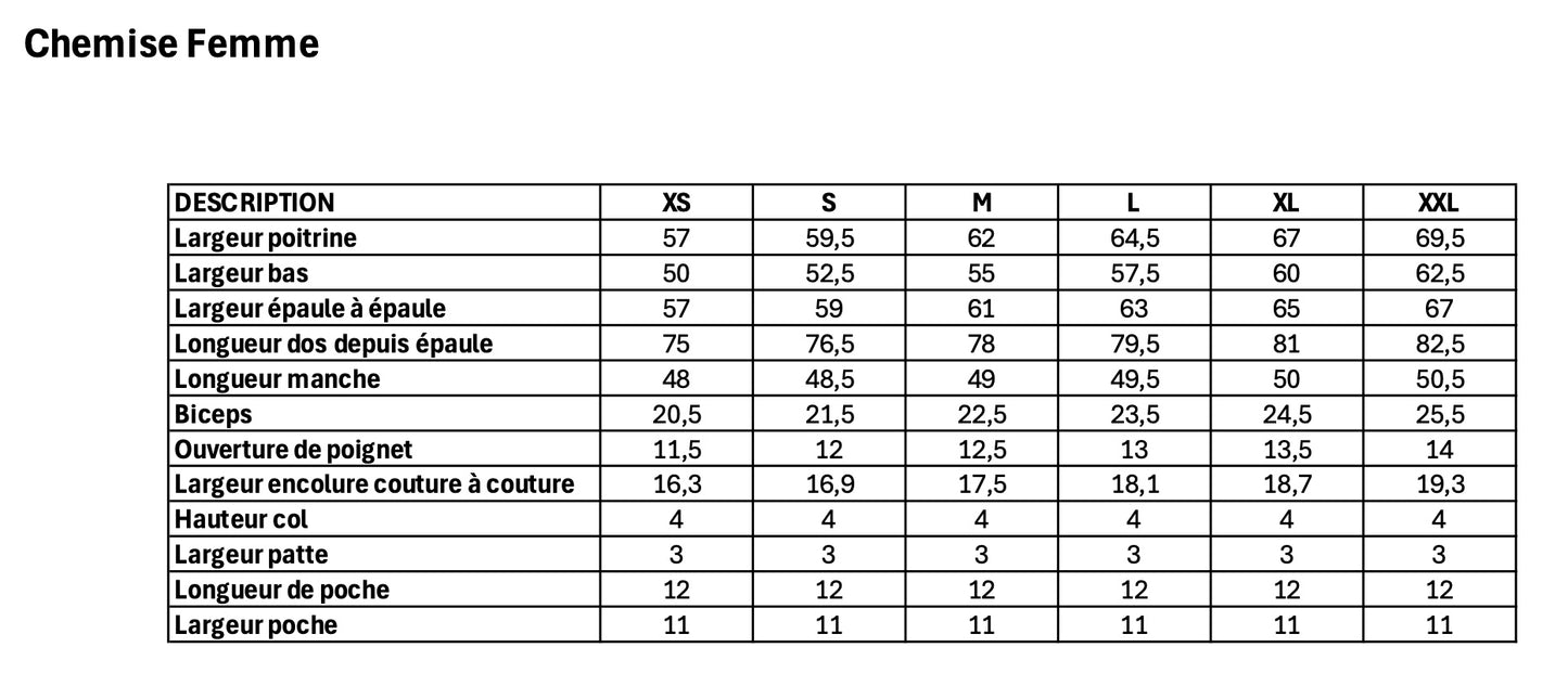 Chemise Elégante Femme