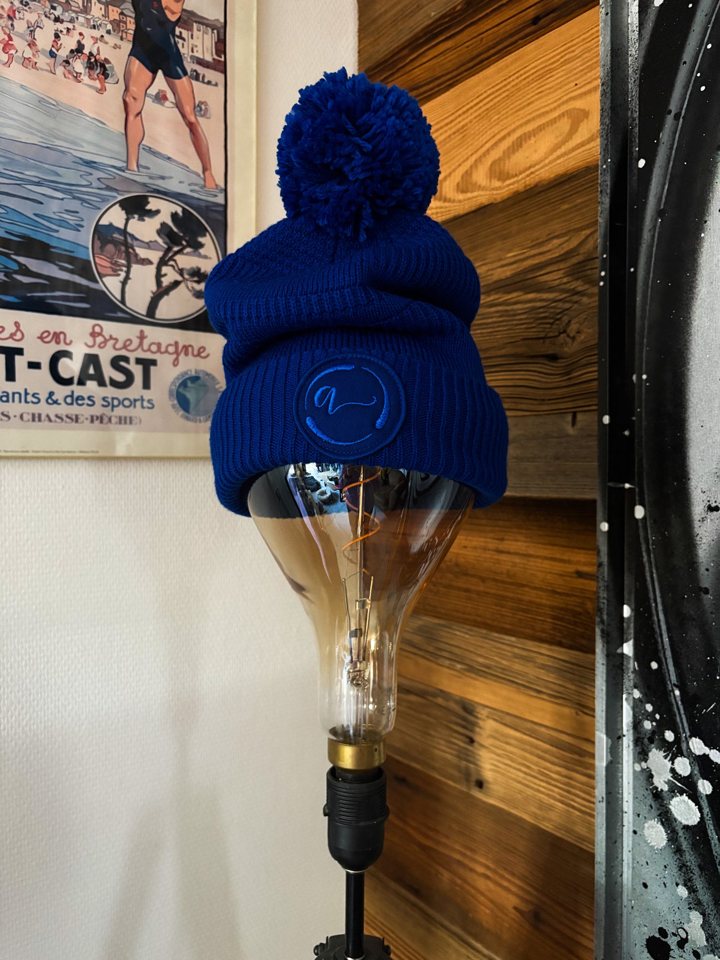 Bonnet Pompon doublé micro-polaire