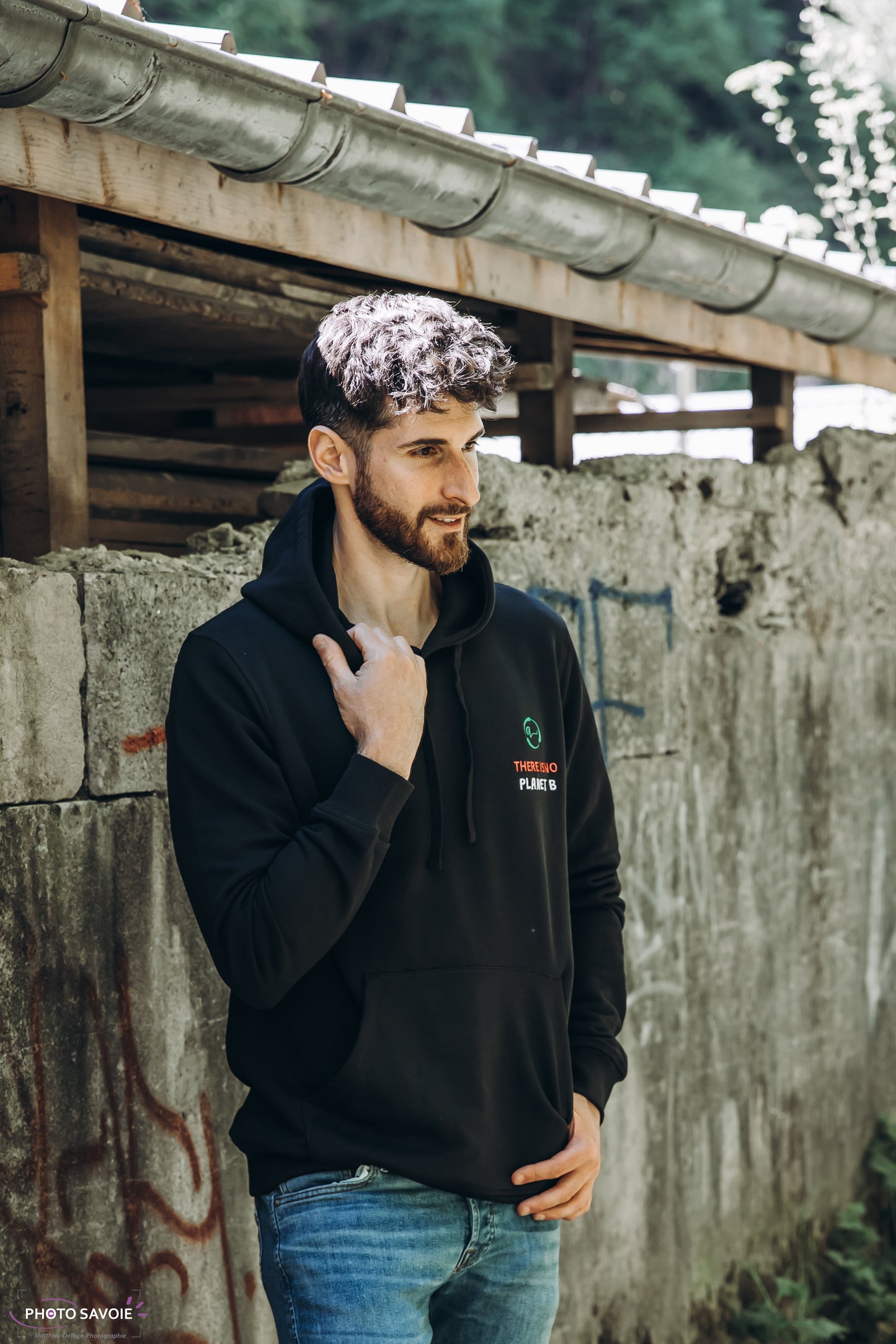 Sweat à capuche écologique unisexe